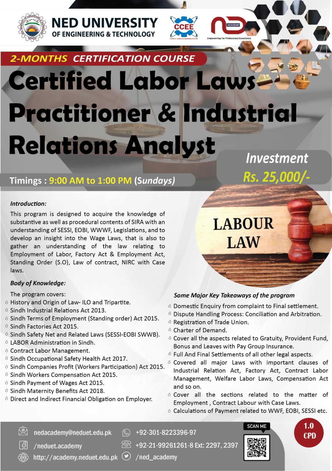 Certified Labor Laws Practitioner & Industrial Relations Analyst