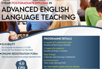 PGD In Advanced English Language Teaching