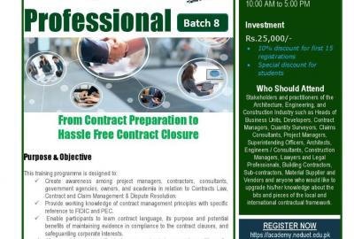 Certified Contract Management Professional