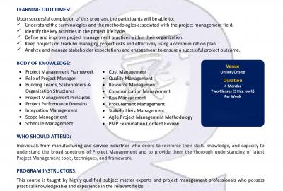 Certified Project Management Professional
