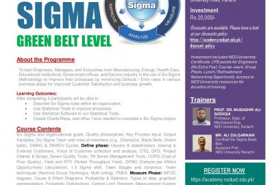 Six-Sigma (Green Belt Level)