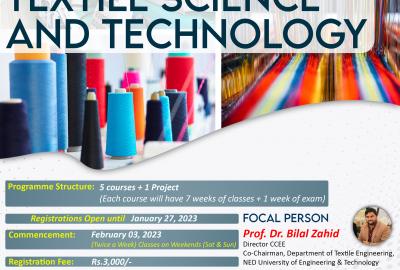 UGD in Textile Science & Technology