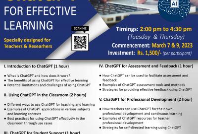 ChatGPT for effective learning