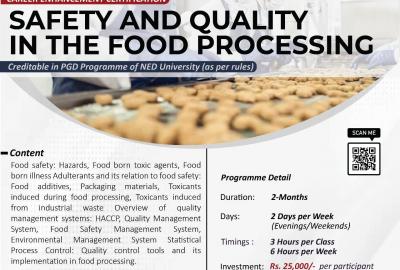 Safety and Quality in the Food Processing